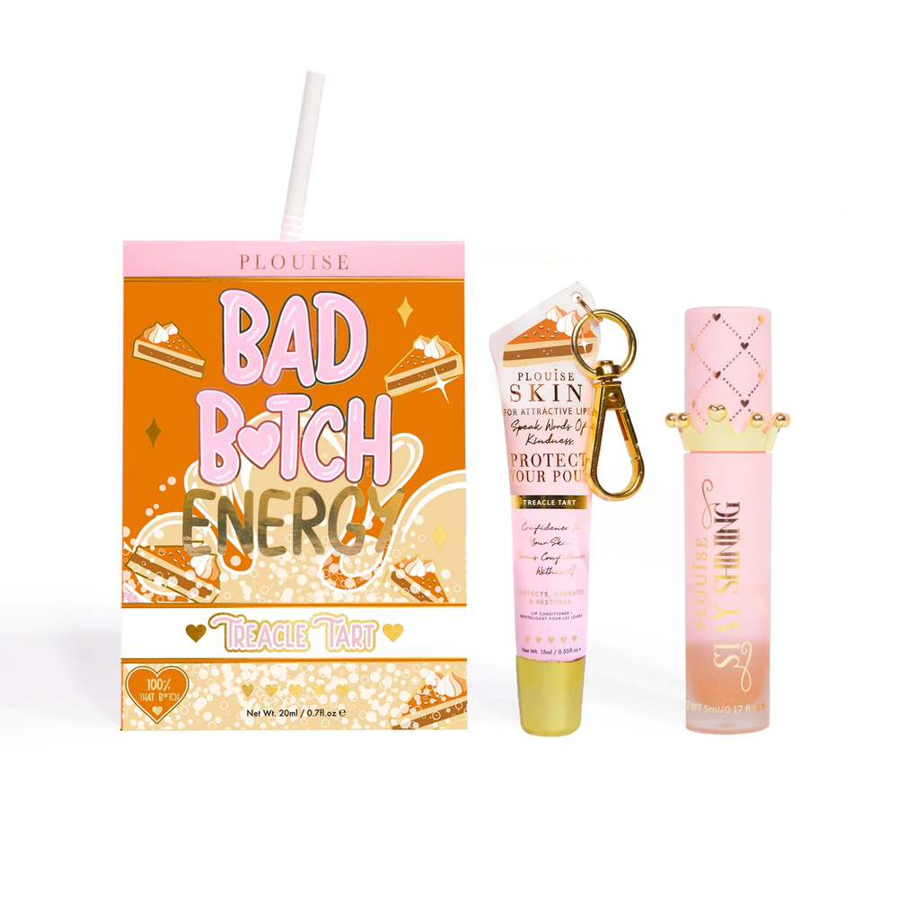 Bad Bitch Energy Lip Conditioner & Lip Oil Duo - Strawberry