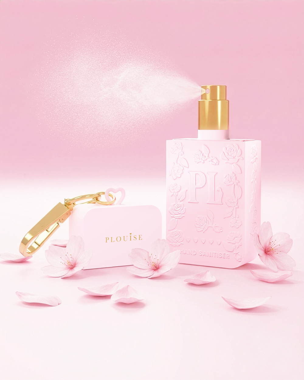 Rosa P.Louise handdesinfektionsspray i körsbärsblom