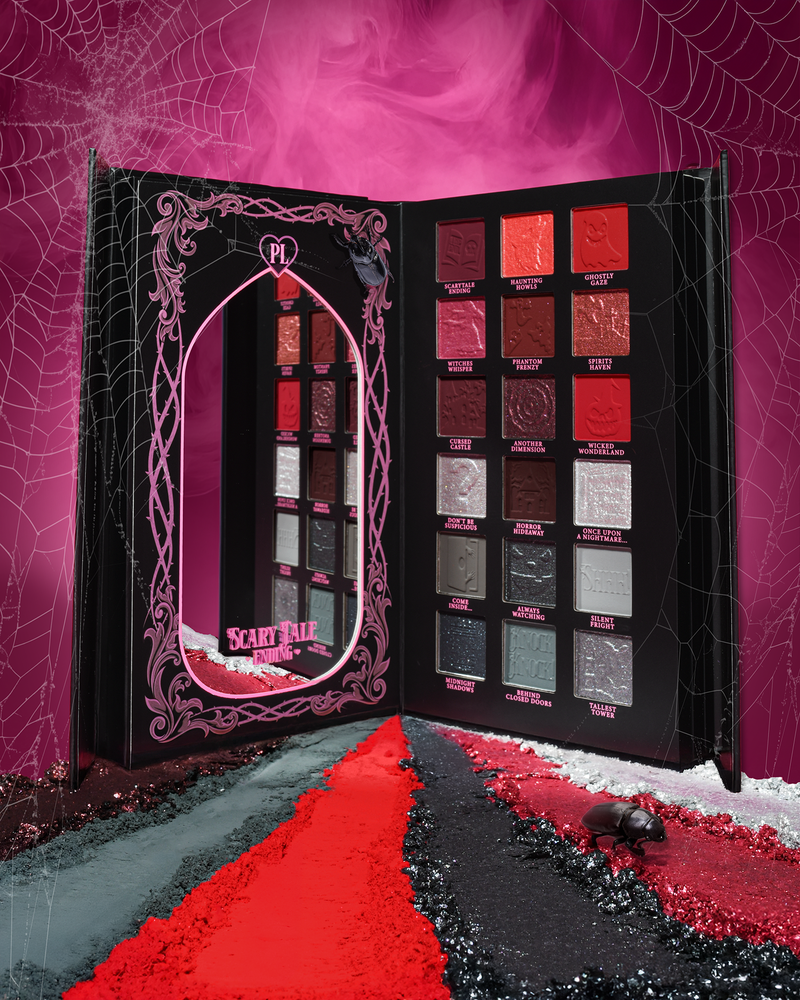 Skrämmande berättelse slutar Halloween palett