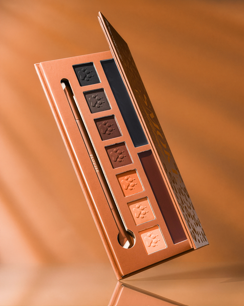 Cheetah Smoke Show Smokey Liner Palett & Liner Brush Set