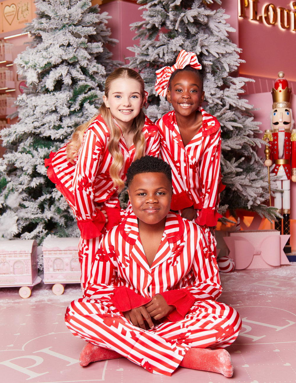 Kids Candy Cane julpyjamas