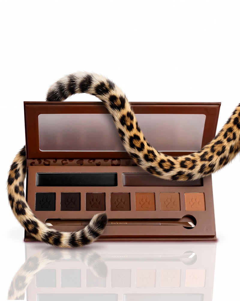Cheetah Smoke Show Smokey Liner Palette & Liner Brush Set