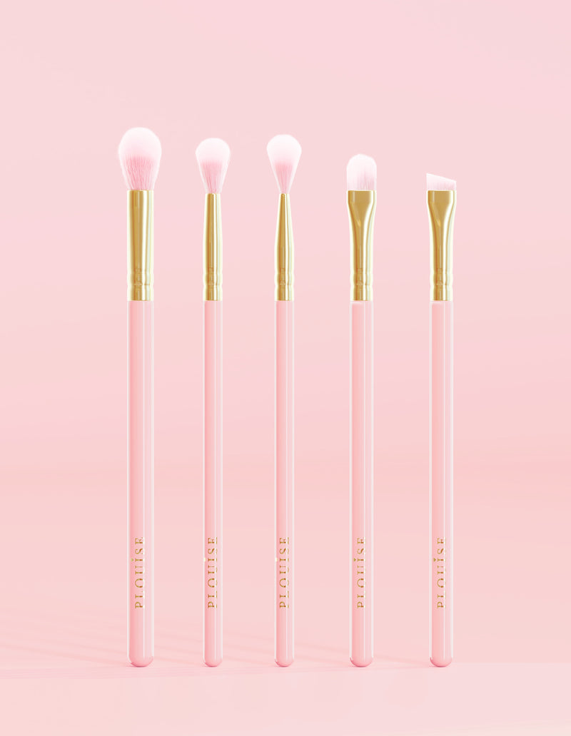 Snatch Blend & Pop 5-delad Brow, Eye & Lip Brush Set