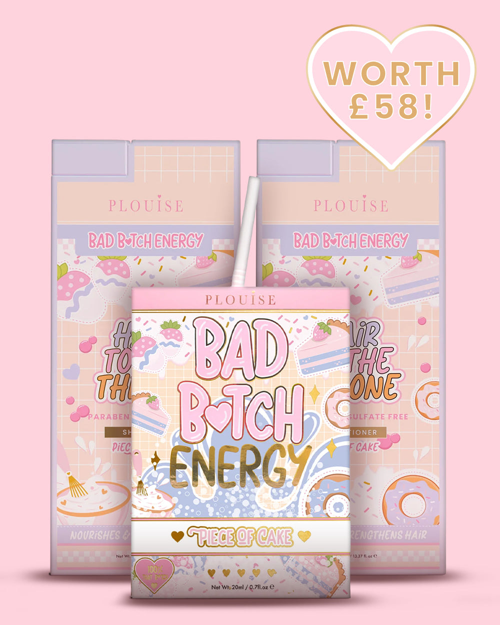 Soft Girl Bad Bitch Energy & Hair Care Bundle