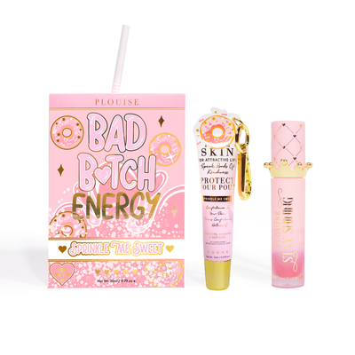 Bad Bitch Energy Lip Conditioner & Lip Oil Duo - Strawberry
