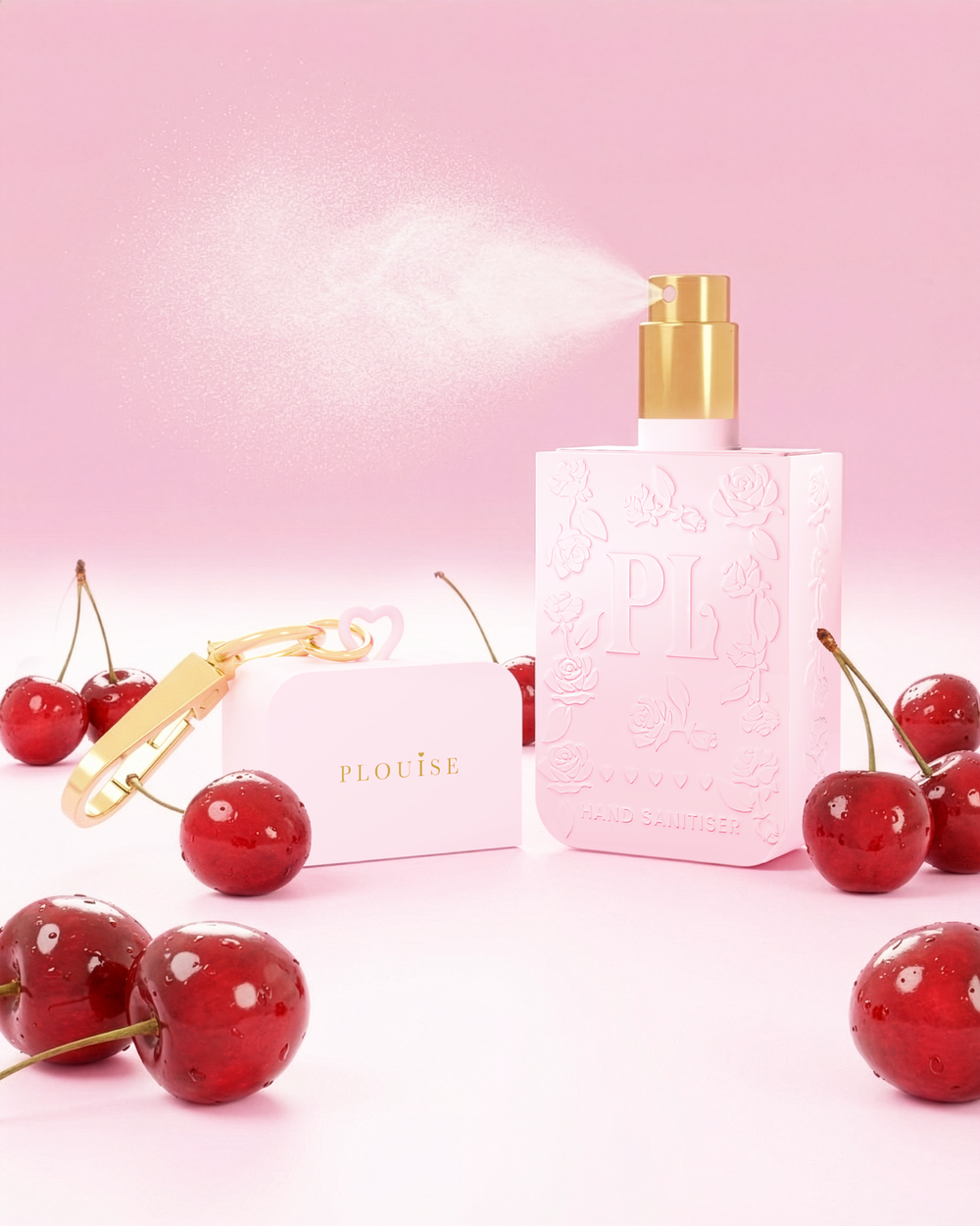 Rosa P.Louise körsbär handdesinfektionsspray