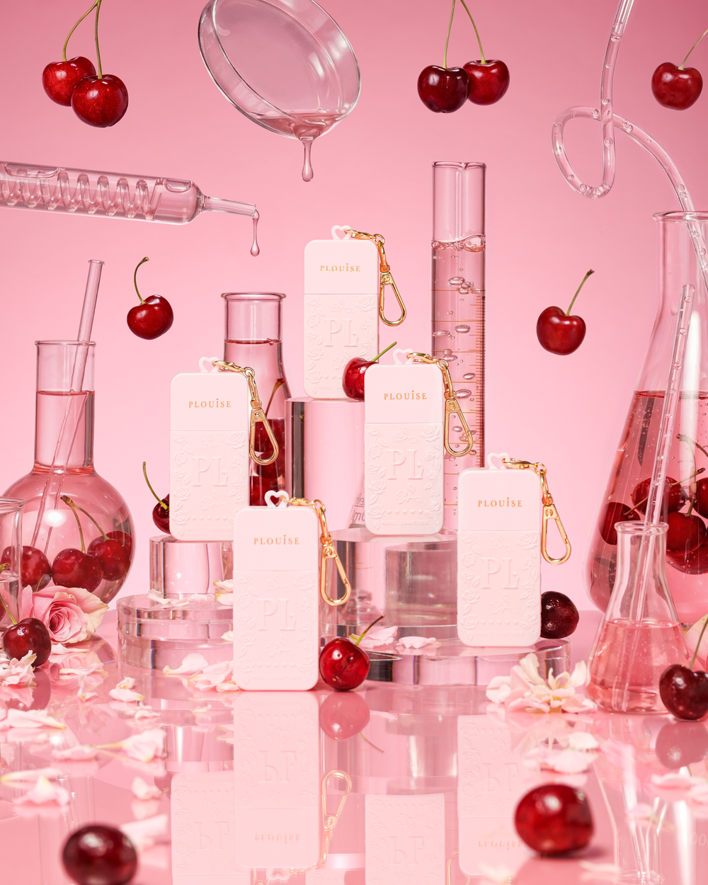 Rosa P.Louise handdesinfektionsspray i körsbärsdoft