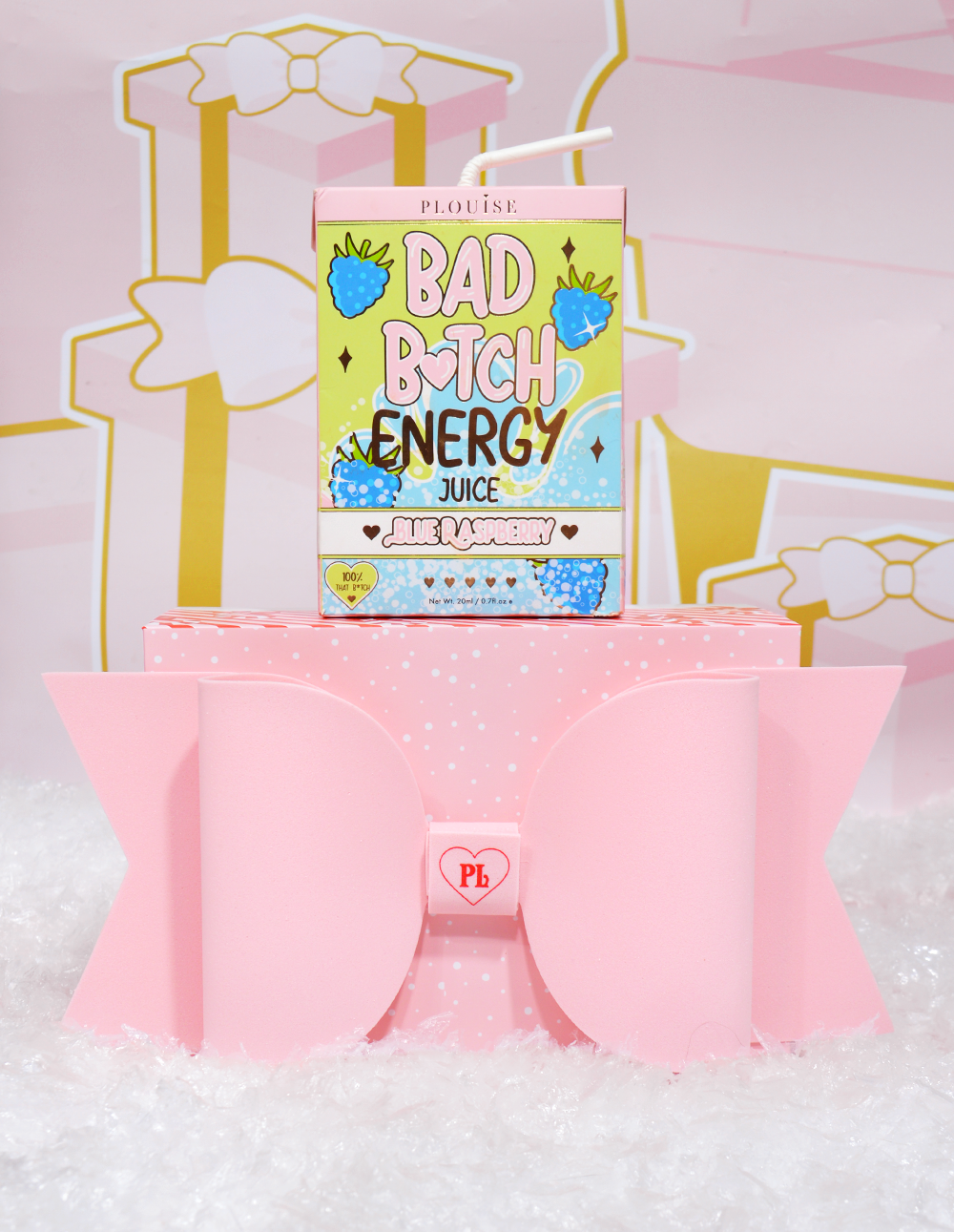 Pink Bow Gift Wrap Box