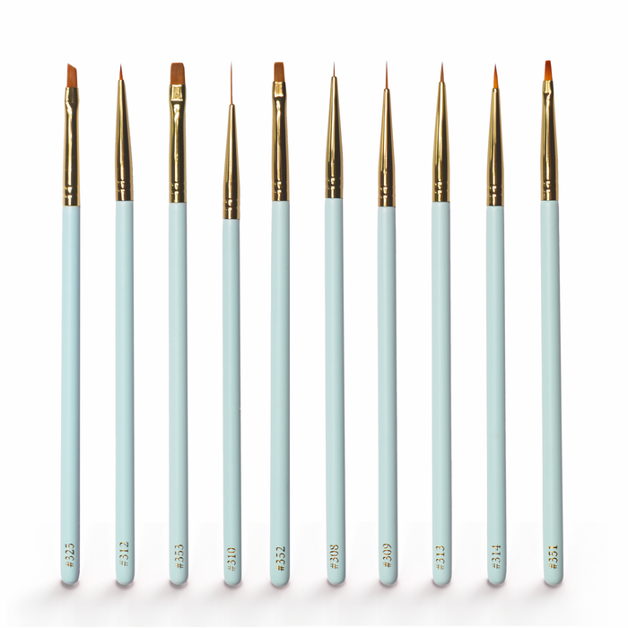 Detalj i affären 10-delat Blue Eye Detailing Brush Set