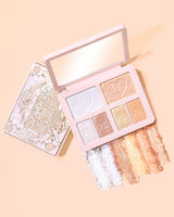 P.Louise Whatever The Feather shimmer topperpalett för ögon och ansikte med swatches